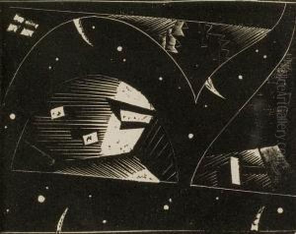 Kompozycja Oil Painting by Tadeusz Cieslewski