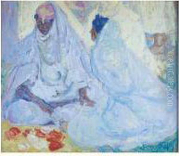 Marche De Montenotte, Algerie Oil Painting by Paul Cirou