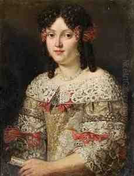 Portrait Of A Lady Oil Painting by Pier Francesco Cittadini