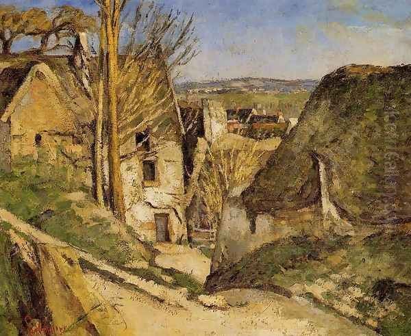 House Of The Hanged Man Auvers Sur Oise Oil Painting by Paul Cezanne