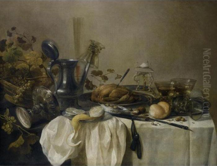 Still Life Oil Painting by Pieter Claesz.