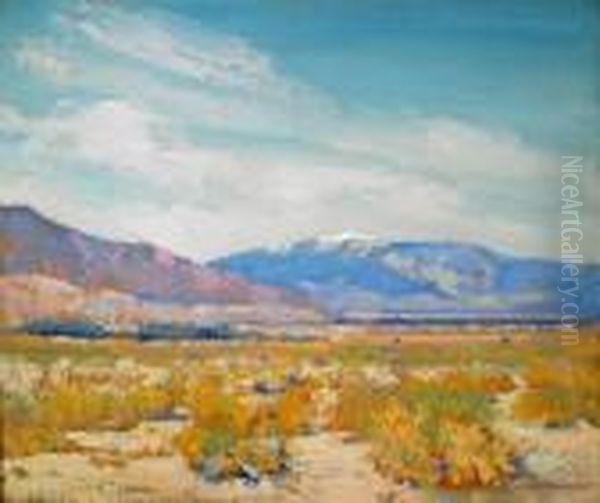 Snow-capped Mountain Oil Painting by Alson Skinner Clark