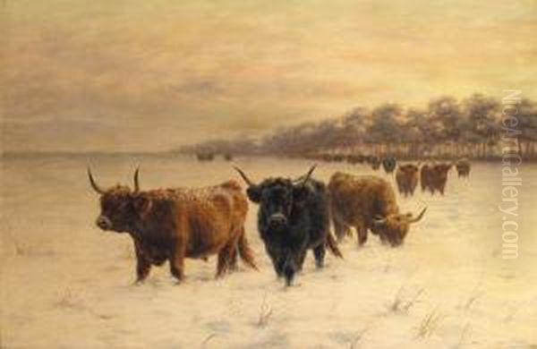 Nineteenth Century

 Through The Snow Oil Painting by Joseph Dixon Clark