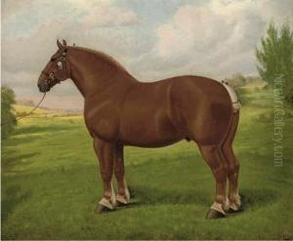 Chessell Vigo Oil Painting by William Clark Of Greenock