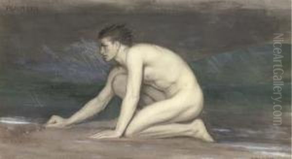 Psalm Lxix Oil Painting by Edward Clifford