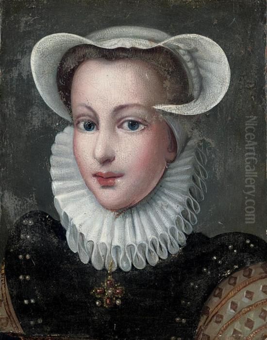Portrait Of A Lady Oil Painting by Francois Clouet