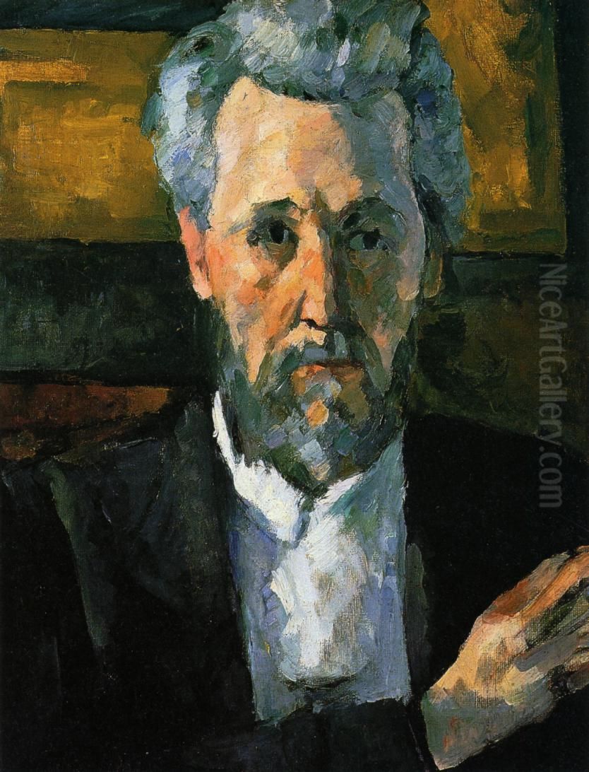 Victor Chocquet Oil Painting by Paul Cezanne
