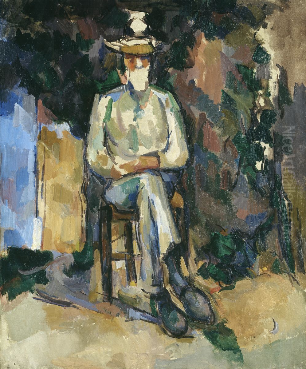 The Old Gardener Oil Painting by Paul Cezanne