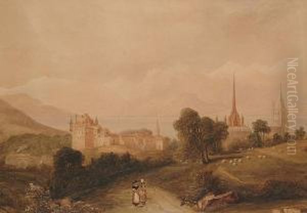 Lausanne, Lake Geneva Oil Painting by Cockburn, James Pattison