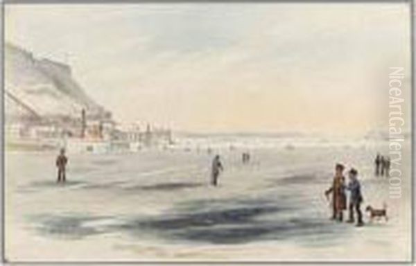 View On The Ice Pond, Quebec City Oil Painting by Cockburn, James Pattison