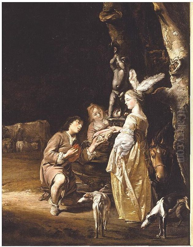 Granida And Daifilo Oil Painting by Pieter Codde