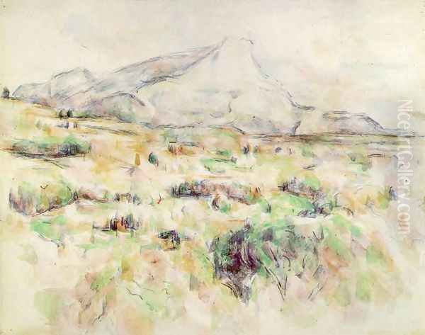 Mont Sainte Victoire4 Oil Painting by Paul Cezanne