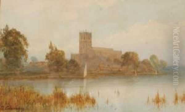 Untitled Oil Painting by A. Coleman