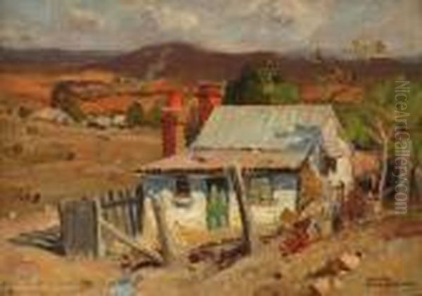 On The Goldfields Oil Painting by Alfred Coleman