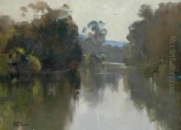 Deep River Oil Painting by Alfred Coleman
