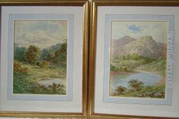 Lakeland, River And Mountain Scenes Oil Painting by Alfred Coleman