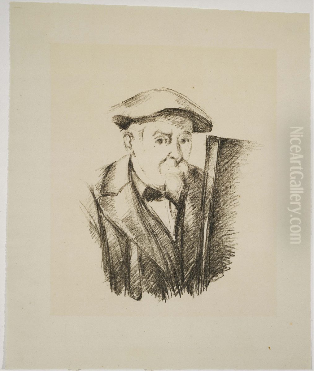 Self-Portrait Oil Painting by Paul Cezanne