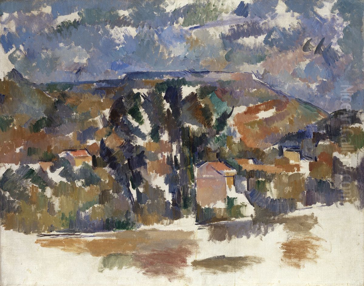 The Mont de Cengle Oil Painting by Paul Cezanne