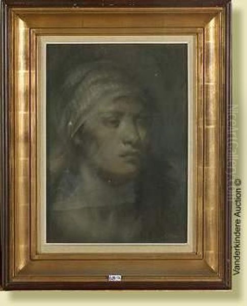 Portrait D'une Hiercheuse Oil Painting by Jean Roch Collon
