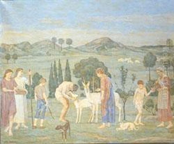 Utopian Rendezvous Oil Painting by John Ramsey Conner