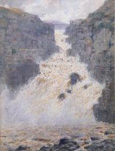 Cauldron Snout Oil Painting by Alfred Heaton Cooper