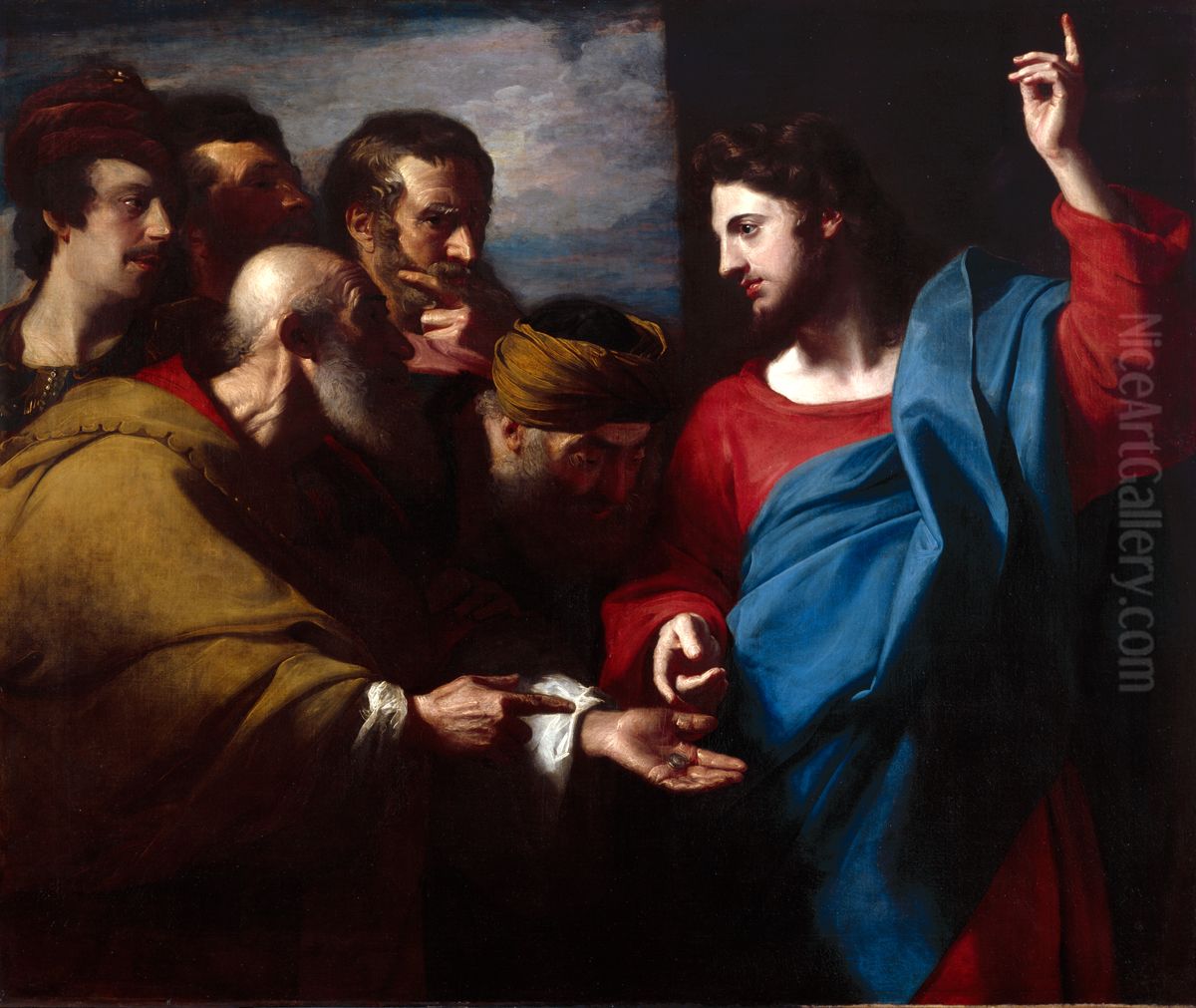 The Tribute Money Oil Painting by John Singleton Copley