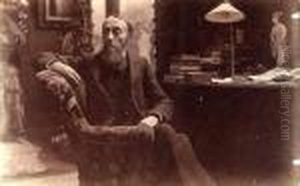 (paris, 1845 - Paris, 1924)
 Le 27 Octobre 1908 Oil Painting by Fernand-Anne Piestre Cormon