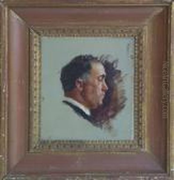 Ritratto Virile Oil Painting by Umberto Coromaldi