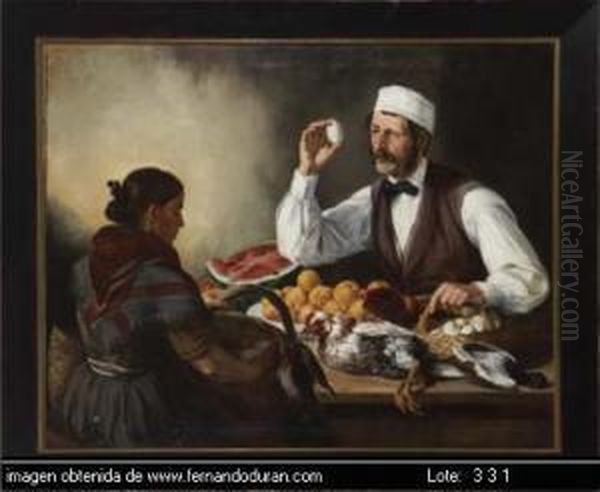 Sin Titulo Oil Painting by Andres Cortes