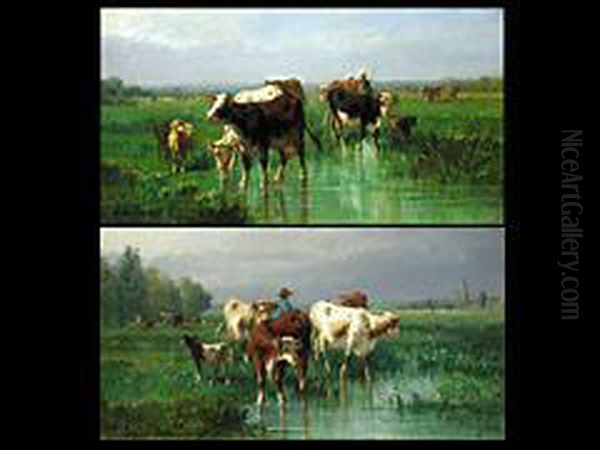 Gemaldepaar Oil Painting by Andres Cortes