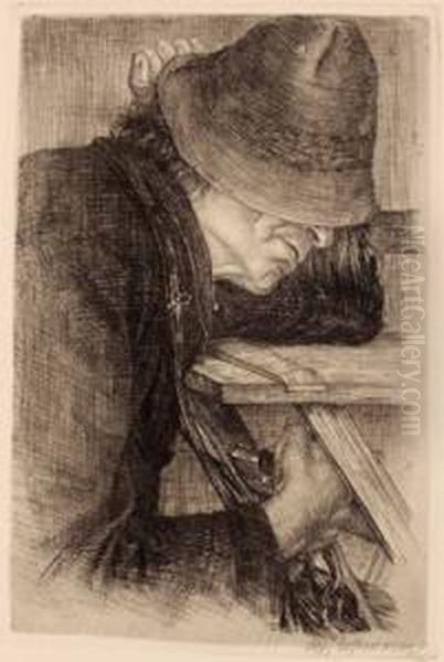 Bauern Aus Dempinzgau Oil Painting by Alfred Cossmann