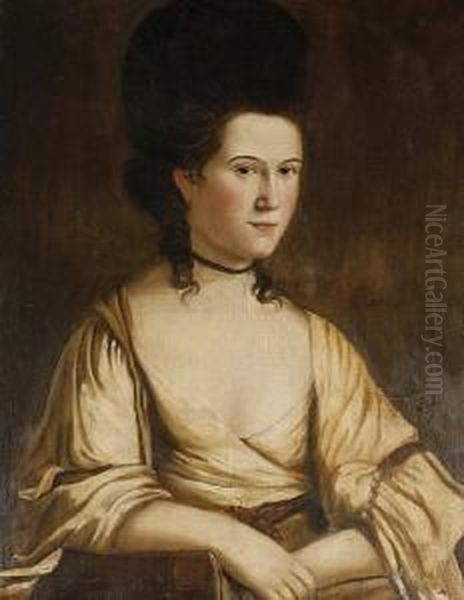 Portrait Of A Lady Oil Painting by Francis Coates Jones