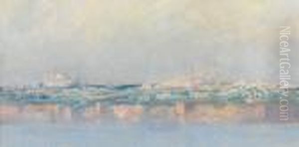 Vue D'istambul Oil Painting by Charles Cottet