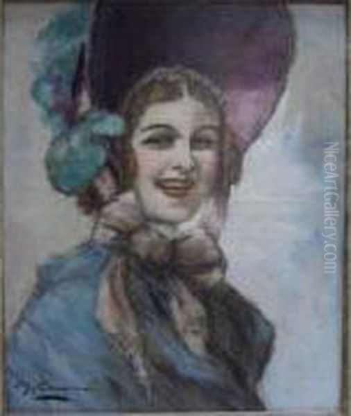 Huile Sur Toile Oil Painting by Charles Cousin