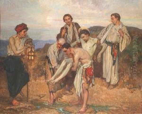 The Deposition Oil Painting by Albert E. Cox