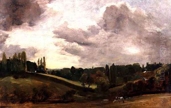 View of East Bergholt, c.1813 Oil Painting by John Constable