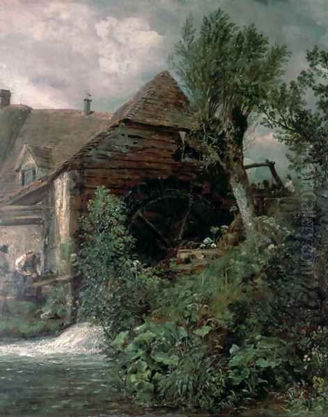 Watermill at Gillingham, Dorset Oil Painting by John Constable