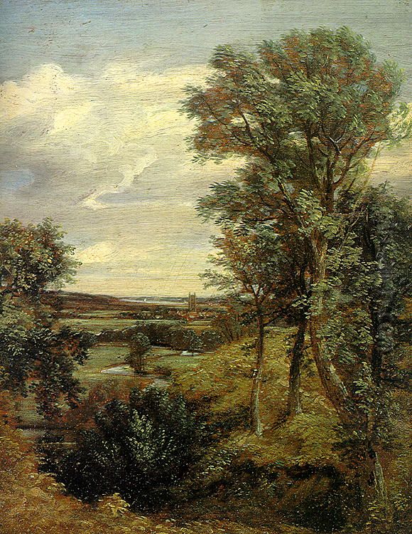 Dedham Vale Oil Painting by John Constable