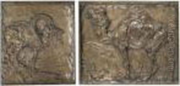 Ibex; Camel Oil Painting by Joseph Crawhall