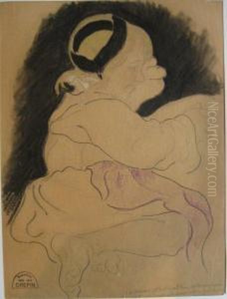 Enfant Souriant Oil Painting by Suzanne Crepin