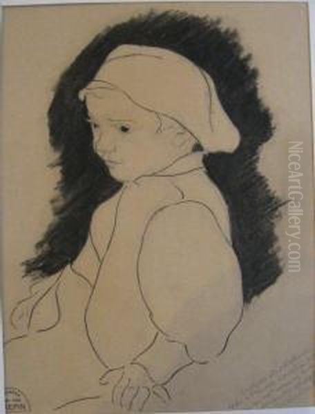 Jeune Breton Oil Painting by Suzanne Crepin