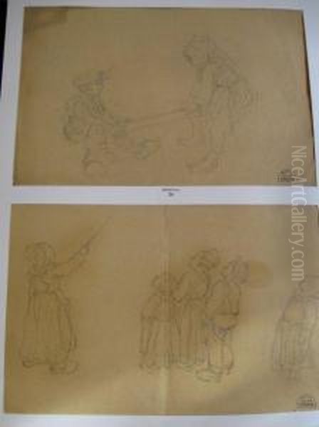 La Balancoire Oil Painting by Suzanne Crepin