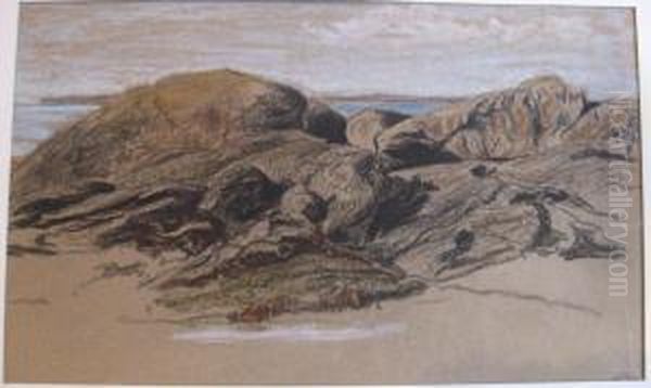 Les Rochers De Cabello Oil Painting by Suzanne Crepin