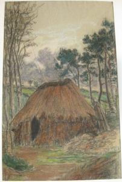 La Chaumiere Oil Painting by Suzanne Crepin