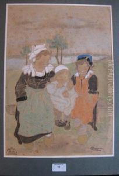 Fraterie Oil Painting by Suzanne Crepin