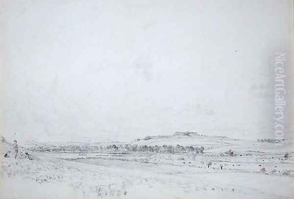 Old Sarum at Noon, 1829 Oil Painting by John Constable