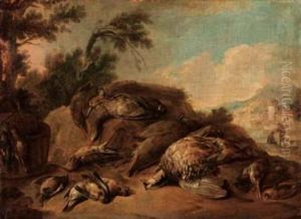 Cacciagione Di Penna Oil Painting by Giovanni Crivelli, Il Crivellone