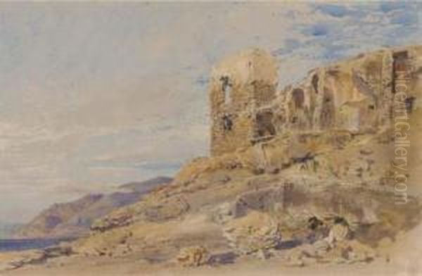 View Of The Hercules, Egypt Oil Painting by Thomas Hartley Cromek