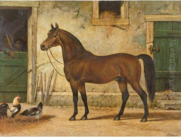 Marcus Daly's Oil Painting by Henri Edmond Cross