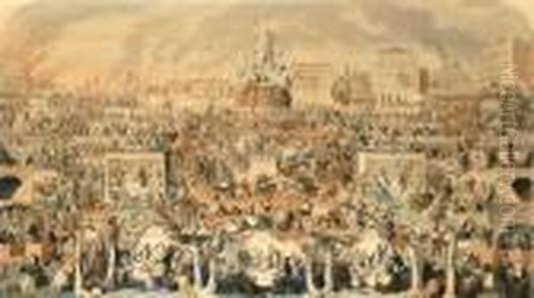 Untitled Oil Painting by George Cruickshank